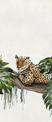 Blackout roller blind Cheetahs on a branch