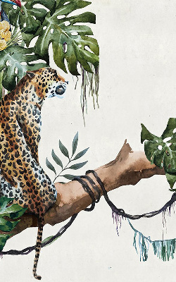Blackout roller blind Cheetahs on a branch