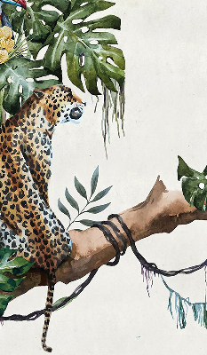 Blackout roller blind Cheetahs on a branch