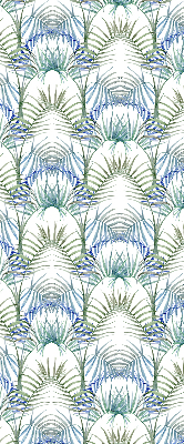 Fabric roller blind for window Colorful leaves