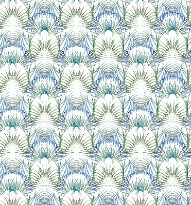 Fabric roller blind for window Colorful leaves