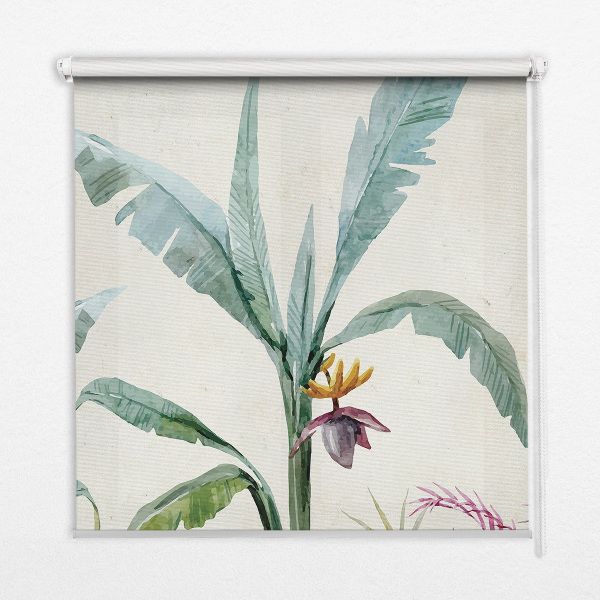 Blackout roller blind Exotic nature