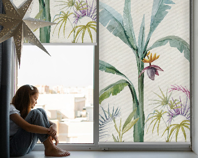 Blackout roller blind Exotic nature