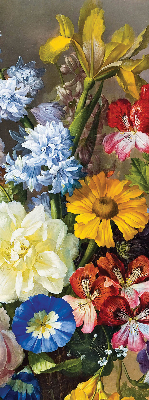 Blackout roller blind A bouquet of flowers