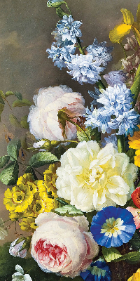 Blackout roller blind A bouquet of flowers