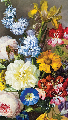 Blackout roller blind A bouquet of flowers