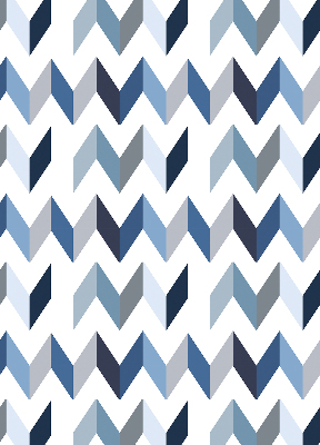 Blackout roller blind Blue herringbone