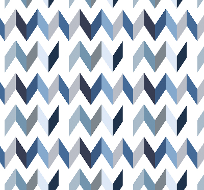 Blackout roller blind Blue herringbone