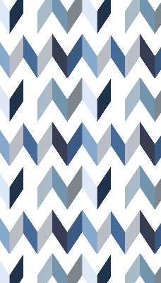 Blackout roller blind Blue herringbone