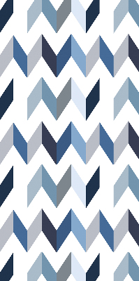 Blackout roller blind Blue herringbone