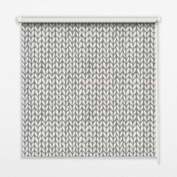 Blackout roller blind for window White fir