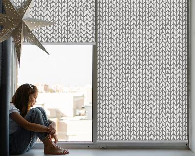 Blackout roller blind for window White fir