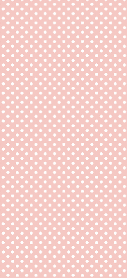 Fabric roller blind for window White dots