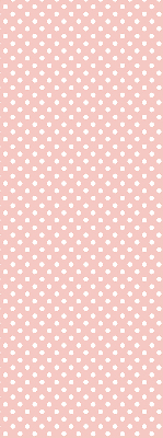 Fabric roller blind for window White dots