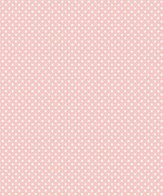 Fabric roller blind for window White dots