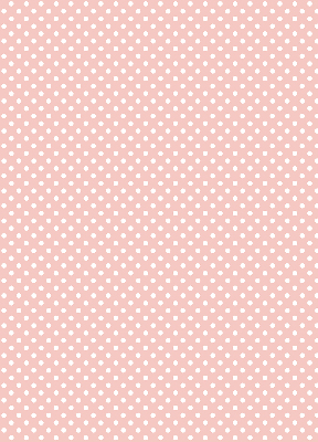 Fabric roller blind for window White dots
