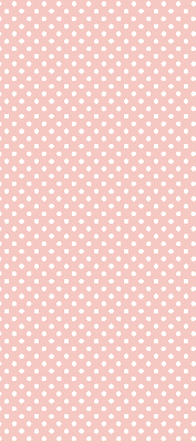 Fabric roller blind for window White dots