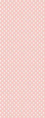 Fabric roller blind for window White dots
