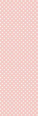 Fabric roller blind for window White dots