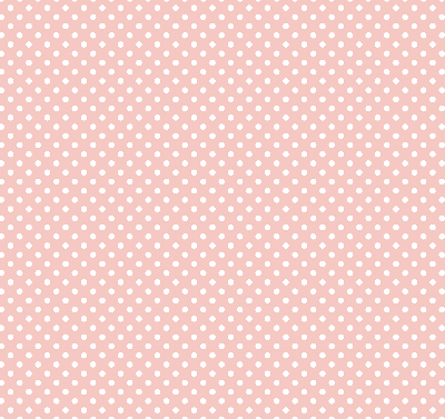 Fabric roller blind for window White dots