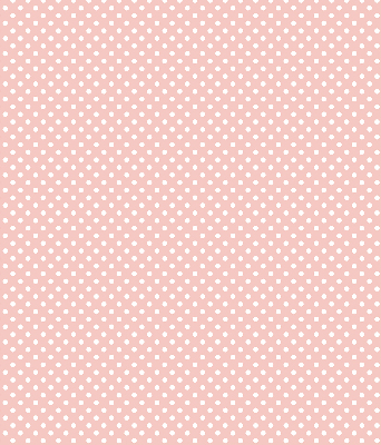 Fabric roller blind for window White dots
