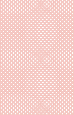 Fabric roller blind for window White dots
