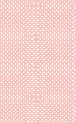Fabric roller blind for window White dots