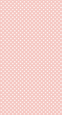 Fabric roller blind for window White dots