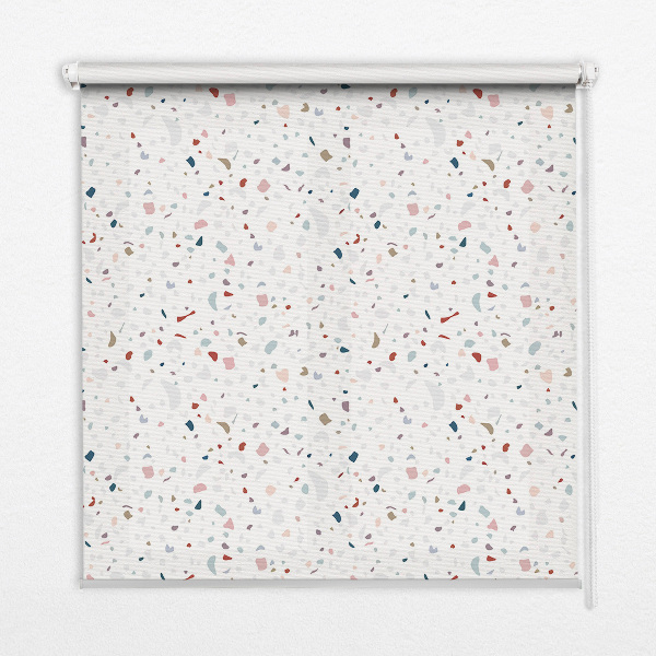 Fabric roller blind for window Graphic elements
