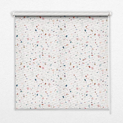 Fabric roller blind for window Graphic elements