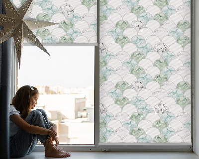 Blackout roller blind Semicircle