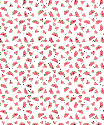 Fabric roller blind for window Watermelons