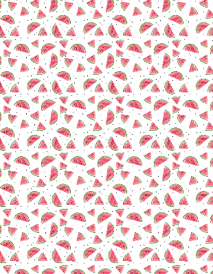 Fabric roller blind for window Watermelons