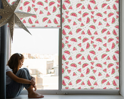 Fabric roller blind for window Watermelons