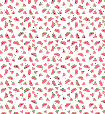 Fabric roller blind for window Watermelons