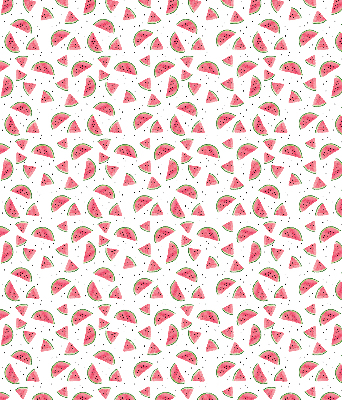 Fabric roller blind for window Watermelons
