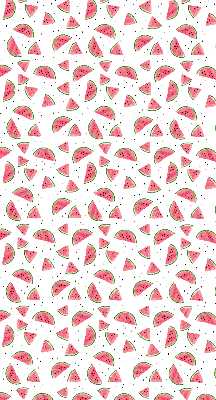 Fabric roller blind for window Watermelons