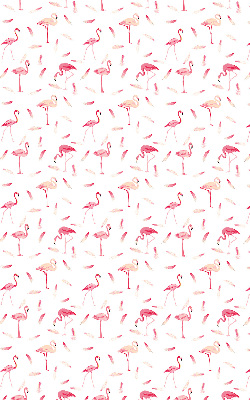 Blackout roller blind Flamingos and their feathers