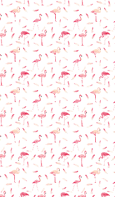 Blackout roller blind Flamingos and their feathers