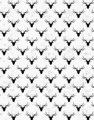 Blackout roller blind Black deer heads