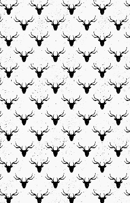 Blackout roller blind Black deer heads