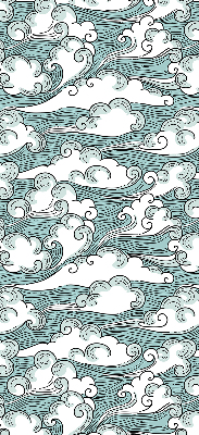 Blackout roller blind Clouds and wind