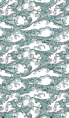 Blackout roller blind Clouds and wind