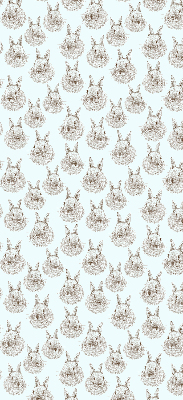 Blackout roller blind for window Rabbits