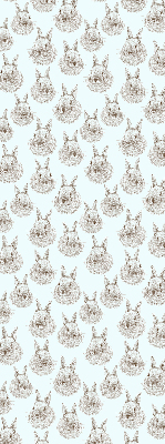 Blackout roller blind for window Rabbits