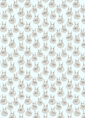 Blackout roller blind for window Rabbits
