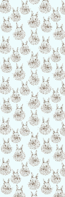 Blackout roller blind for window Rabbits