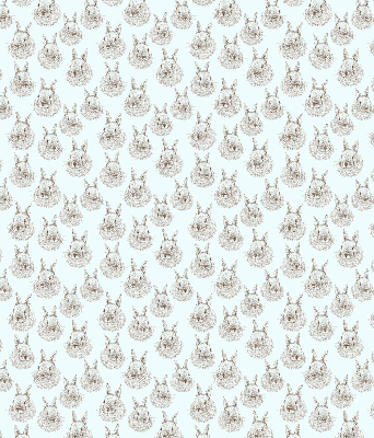 Blackout roller blind for window Rabbits