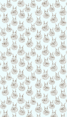 Blackout roller blind for window Rabbits