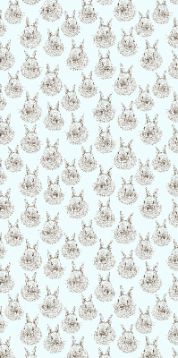 Blackout roller blind for window Rabbits